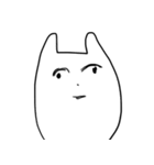 他人に全く興味の無いうさぎ（個別スタンプ：10）