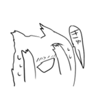 他人に全く興味の無いうさぎ（個別スタンプ：34）