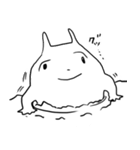 他人に全く興味の無いうさぎ（個別スタンプ：35）