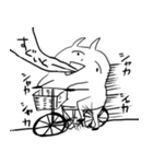 他人に全く興味の無いうさぎ（個別スタンプ：39）