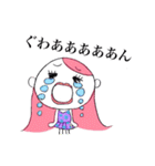 ピンク頭のガン見ちゃん（個別スタンプ：31）