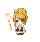 アゲハ♪ガールスタンプ（個別スタンプ：18）