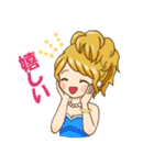 アゲハ♪ガールスタンプ（個別スタンプ：37）