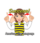 American Sign Language Vol.1（個別スタンプ：18）