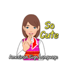 American Sign Language Vol.1（個別スタンプ：25）