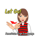 American Sign Language Vol.1（個別スタンプ：34）
