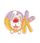 Dessert Rabbit(Chinese)（個別スタンプ：4）