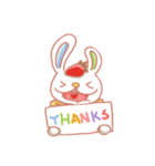 Dessert Rabbit(Chinese)（個別スタンプ：7）