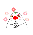 Java sparrow's diary（個別スタンプ：6）