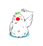 Java sparrow's diary（個別スタンプ：35）