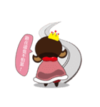 White beard Queen（個別スタンプ：6）