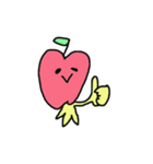 たれめのりんごちゃん（個別スタンプ：3）