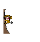 ドットの猿（個別スタンプ：33）