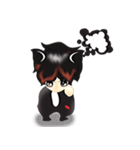 cartoon little dog boy（個別スタンプ：30）