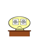 (楕 円) な エイリアン（個別スタンプ：14）