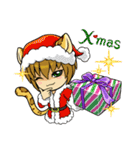 Leopard-Meow holiday（個別スタンプ：3）