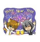 Leopard-Meow holiday（個別スタンプ：5）