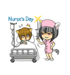 Leopard-Meow holiday（個別スタンプ：17）
