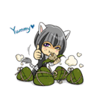 Leopard-Meow holiday（個別スタンプ：21）