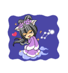 Leopard-Meow holiday（個別スタンプ：24）