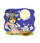 Leopard-Meow holiday（個別スタンプ：30）