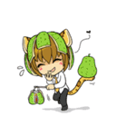 Leopard-Meow holiday（個別スタンプ：31）