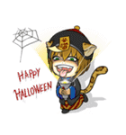 Leopard-Meow holiday（個別スタンプ：35）