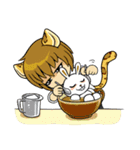Leopard-Meow holiday（個別スタンプ：39）