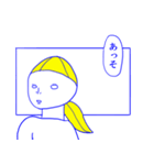 金髪女子漫画 第2弾（個別スタンプ：25）