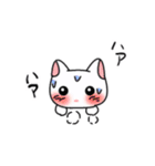 いたずらっこプレメーラ（白猫）（個別スタンプ：2）