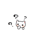 いたずらっこプレメーラ（白猫）（個別スタンプ：19）