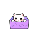 いたずらっこプレメーラ（白猫）（個別スタンプ：39）