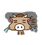 FrungFringMan And The Cow（個別スタンプ：19）