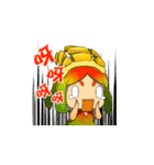 擬人化さ台湾のマンゴー（個別スタンプ：5）