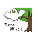 しろたさんの鳥（個別スタンプ：18）