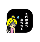 カラフルポップ人間【雌ver】（個別スタンプ：15）