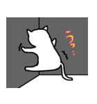 ねこは背中で語る。（個別スタンプ：34）