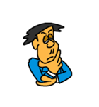 Businessman in blue suit（個別スタンプ：15）