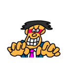 Businessman in blue suit（個別スタンプ：21）