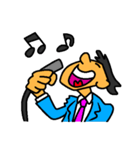 Businessman in blue suit（個別スタンプ：26）