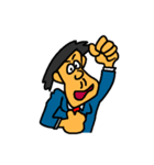 Businessman in blue suit（個別スタンプ：27）
