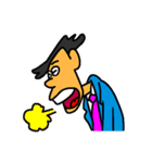 Businessman in blue suit（個別スタンプ：28）