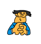 Businessman in blue suit（個別スタンプ：30）
