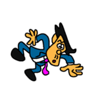 Businessman in blue suit（個別スタンプ：34）