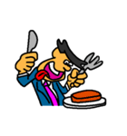Businessman in blue suit（個別スタンプ：36）