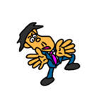 Businessman in blue suit（個別スタンプ：37）