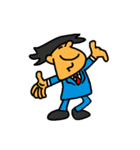 Businessman in blue suit（個別スタンプ：39）