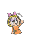 おかっぱミルちゃん（個別スタンプ：1）