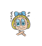 おかっぱミルちゃん（個別スタンプ：6）