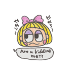 おかっぱミルちゃん（個別スタンプ：11）
